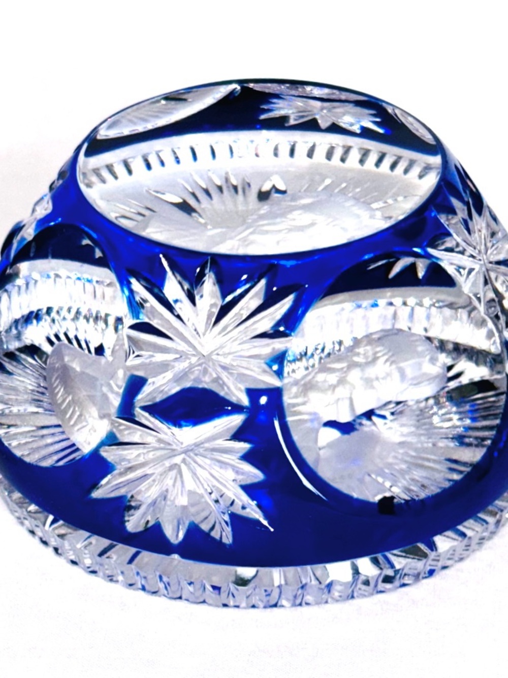 French Sulphide Paperweight Crystal D’Albret France Albert Schweitzer Portrait